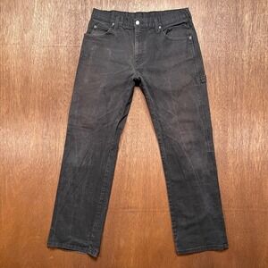 Dickies Carpenter Pants Mens 32x32 Black Utility Workwear EU1939RBK